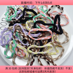 A47宽1CM高弹力皮筋混发约47-50根diy手工材料配件满30包邮