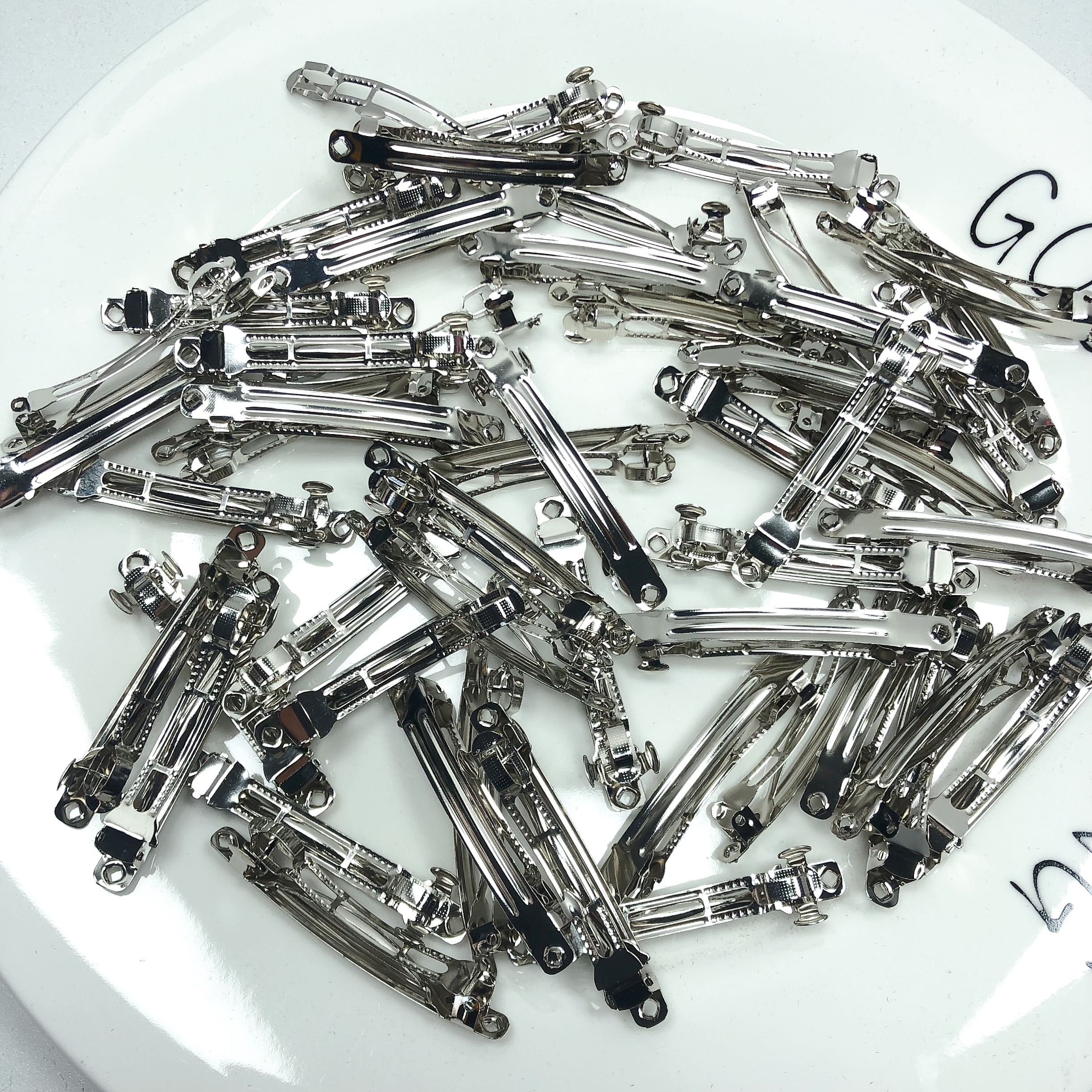 S14约6CM弹簧夹50个 diy手工材料配件满30包邮