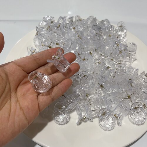 S20约2CM透明抓夹 半斤约95个diy手工材料配件满30包邮4楼