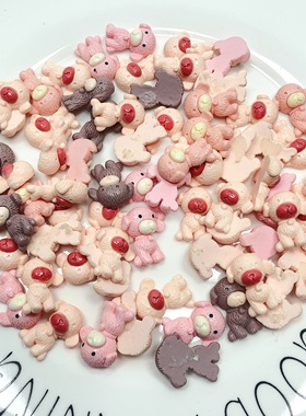 E42小狗贴片150克约72个有的背后粘过胶diy手工材料配件满30包邮