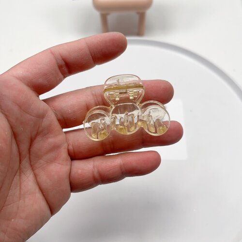 H59约5CM三筒抓夹10个 diy手工材料配件满30包邮
