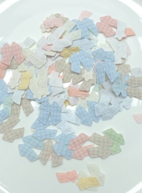 J41约2CM超声波工艺小蝴蝶结约100个diy手工材料配件满30包邮