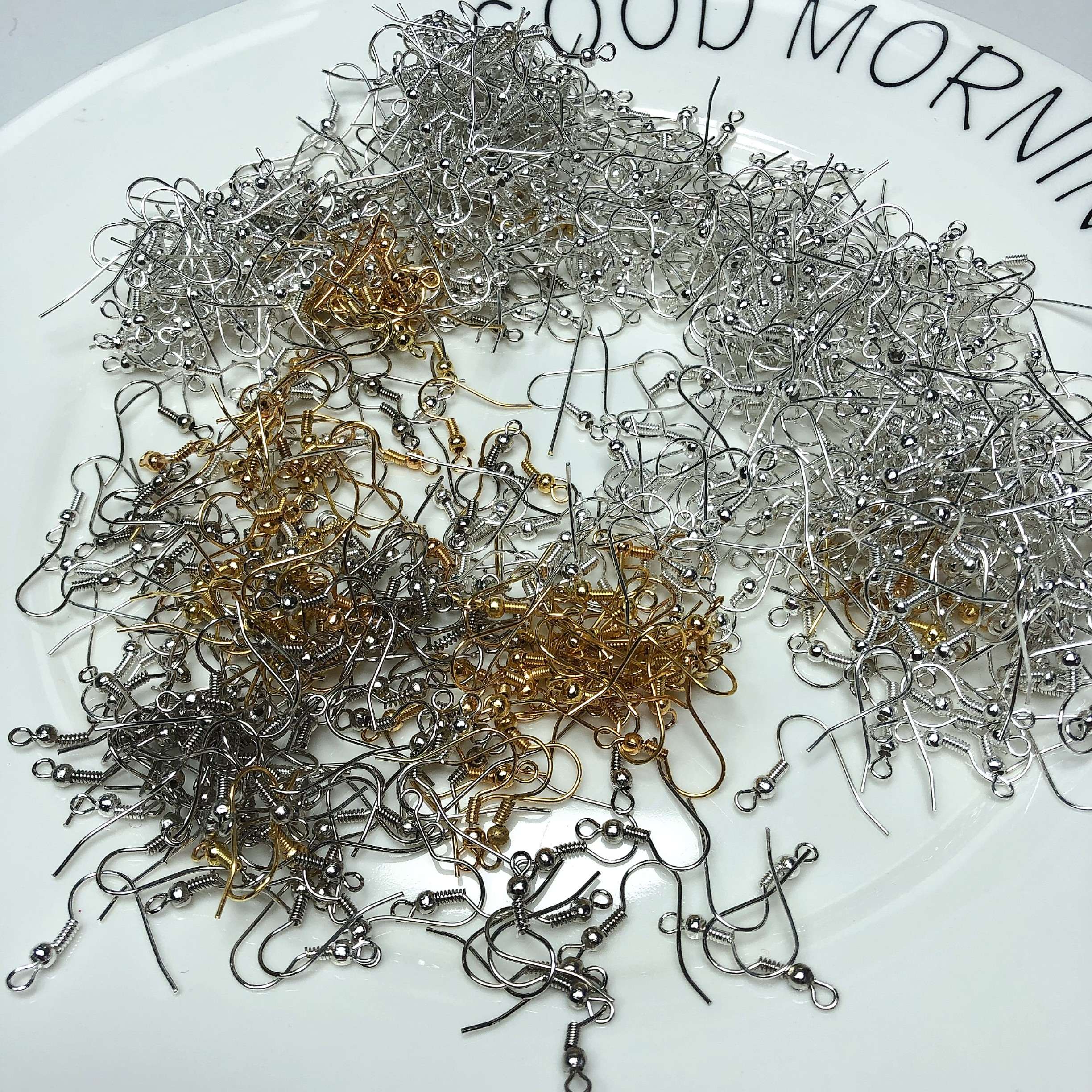 R26铁质耳钩 盘中150克 diy手工材料配件满30包邮