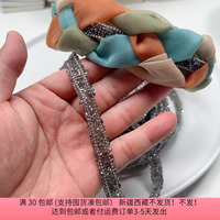 J60約1.2CM燙鉆銅珠鏈條  5米 diy手工材料配件滿30包郵