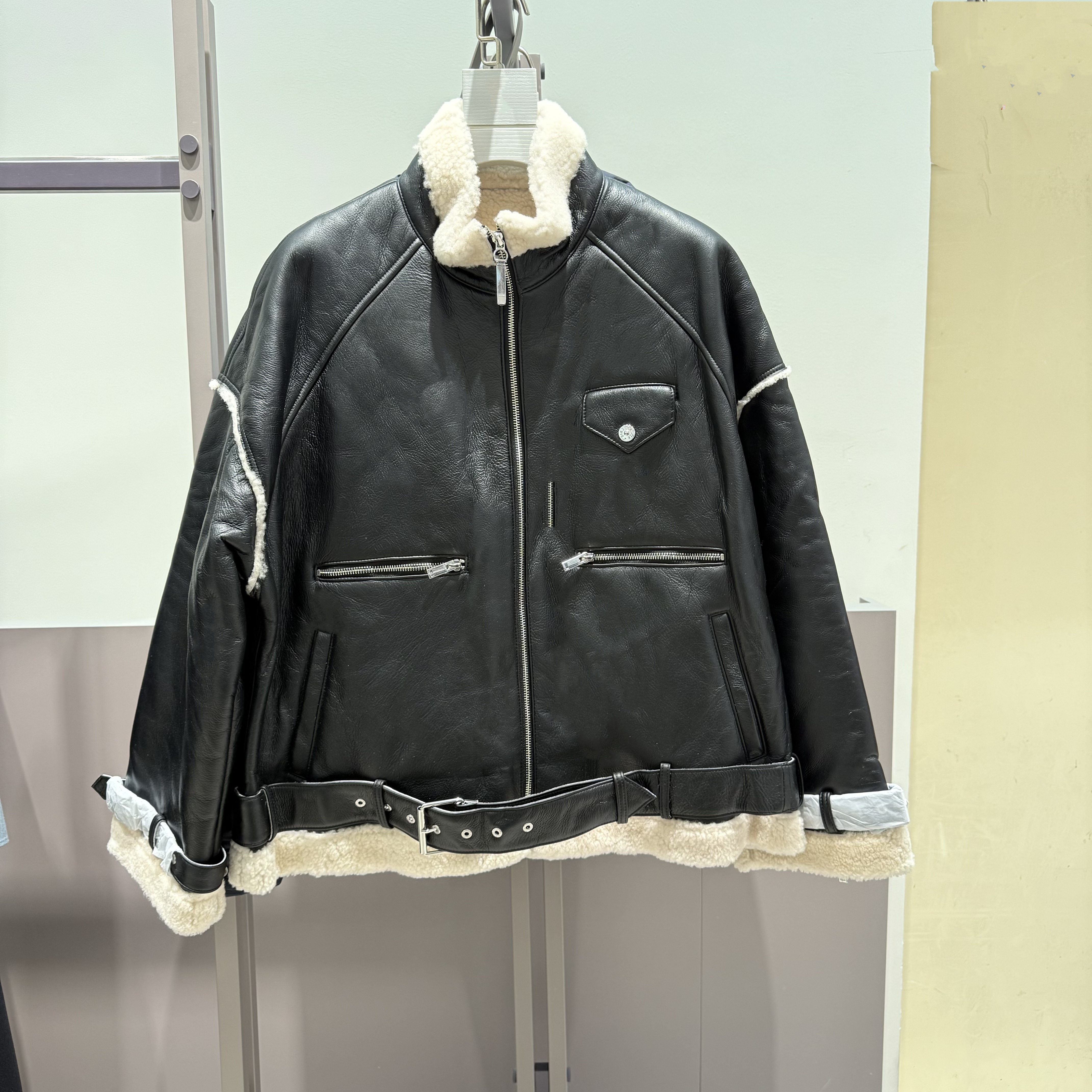 鸟家男装秋冬季翻领皮草加厚皮毛一体羊羔毛真皮皮衣B1BDF4C06潮,男装,皮草,淘宝优惠券,粉丝福利购,淘宝优惠卷