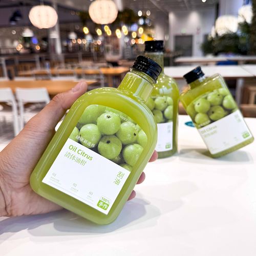 摆摊油柑茶瓶果汁饮料扁瓶 PET塑料冷泡奶茶瓶刮油果汁杯一次性杯 - 封面