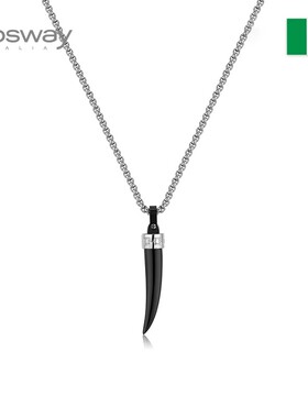 欧美时尚钛钢项链男款复古