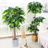 仿真绿植幸福树室内客厅摆件假树仿生植物盆栽大型橱窗造景盆栽