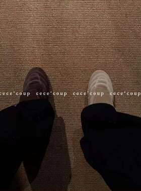 cece 美拉德！03/27 新品  26FW 复古麂皮翻盖德训鞋 女