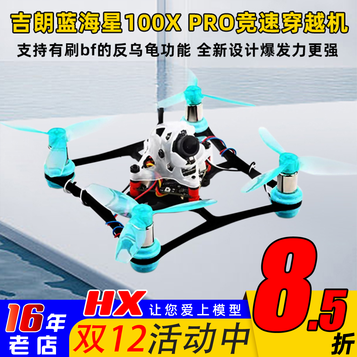 蓝海星100XPRO有刷反乌龟国青赛