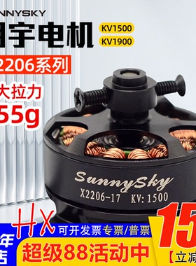 Sunnysky朗宇 郎宇 X系列 X2206 kv1500 kv1900 外转无刷电机 F3P