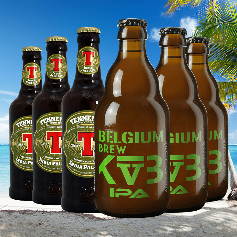 比利时进口精酿啤酒布雷帝国ipa奥瓦拉风暴炸裂啤酒330ml*6瓶装