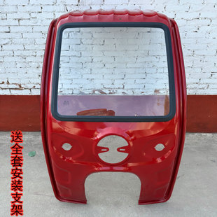 电动三轮车棚铁皮车篷一体冲压铁车棚快递车棚加厚雨棚防雨遮阳蓬