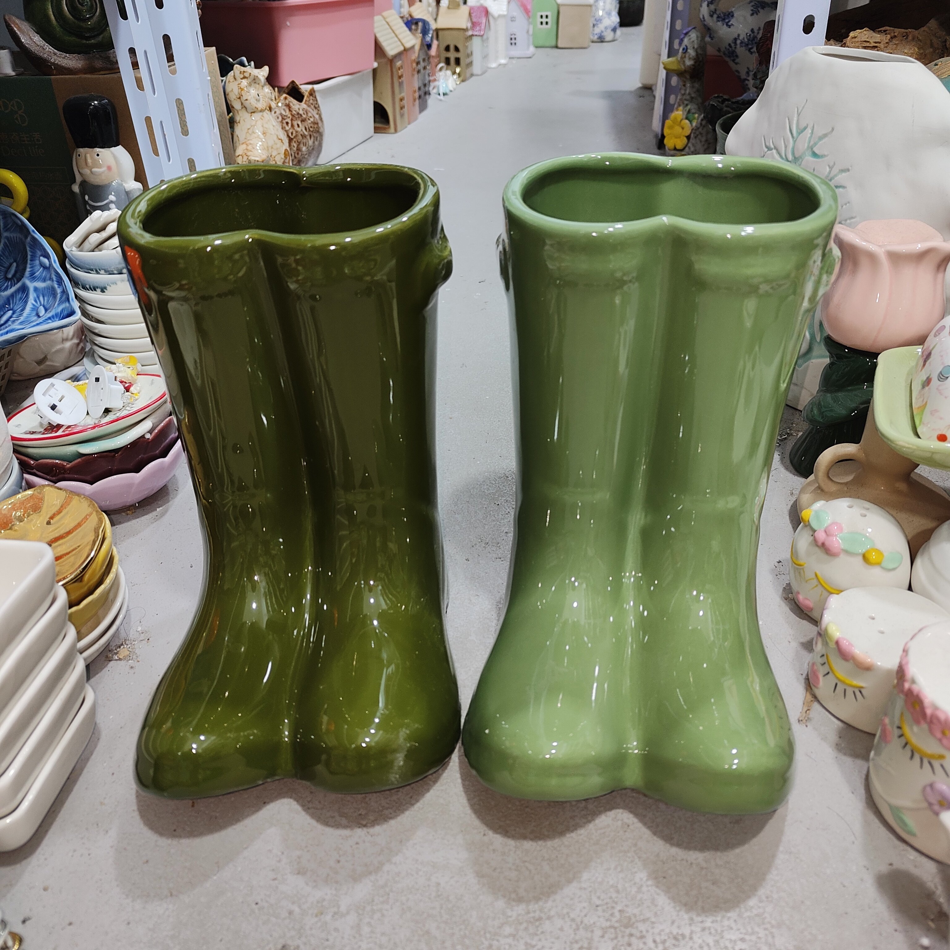 非偏远地区凑满19包邮部分瑕/陶瓷水鞋花瓶花盆摆件,家居饰品,婚庆/商业花艺,淘宝优惠券,粉丝福利购,淘宝优惠卷