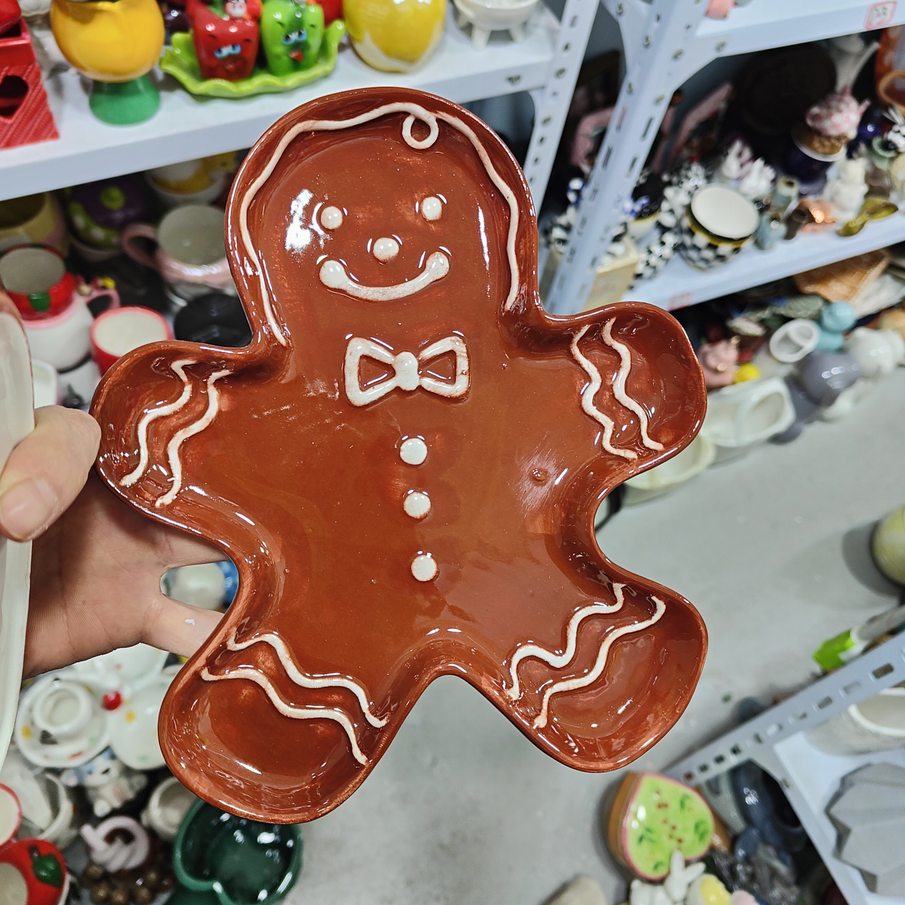 非偏远地区凑满19包邮部分瑕/姜饼人碟划痕凸点