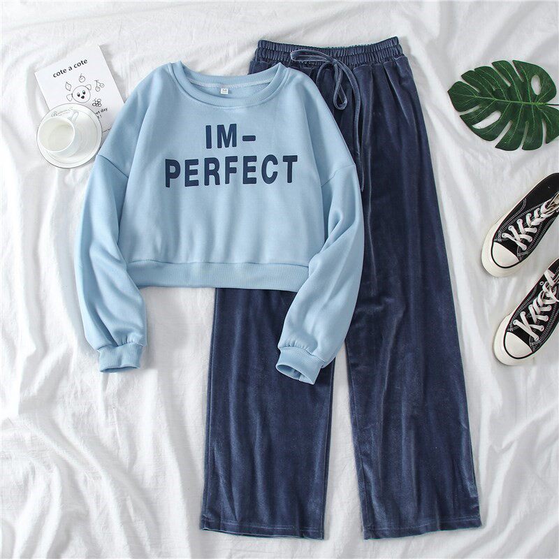 2020初春新款韩版网红洋气时尚小个子休闲套装女上衣阔腿裤两件套|ruв категории спортивный костюм/досуг одежды, спортивный костюм - от Buy2taobao.com для оказания профессиональной услуги покупки агента Taobao