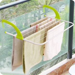 窗阳台晾晒架晒鞋挂折叠暖气片foldable clothes hanger balcony