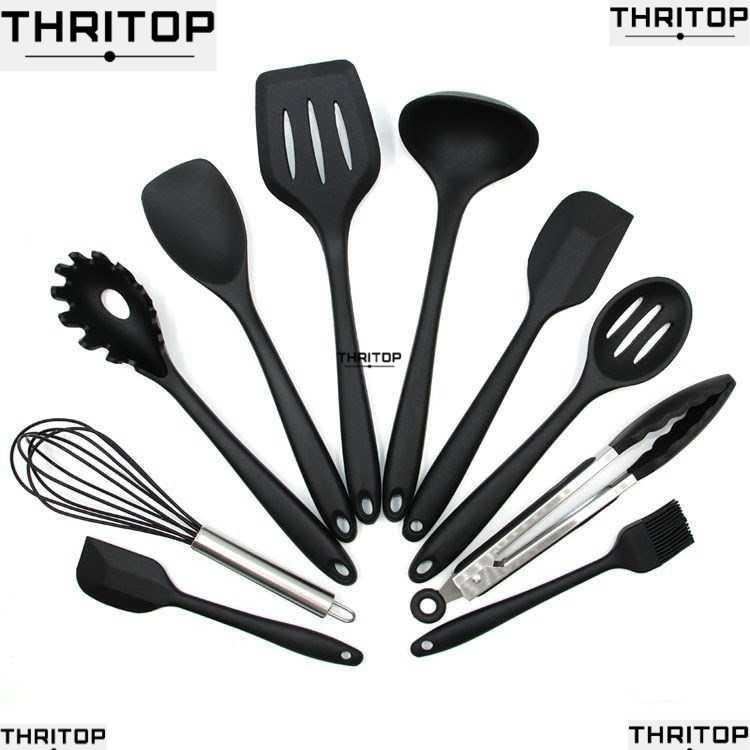 Silicone kitchenware 10 sets of environmental cookingkitchen 厨房/烹饪用具 锅铲 原图主图