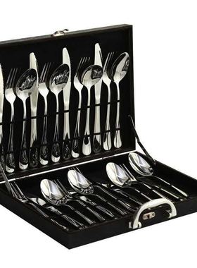 and fork spoon two dresses home full three-piece plate