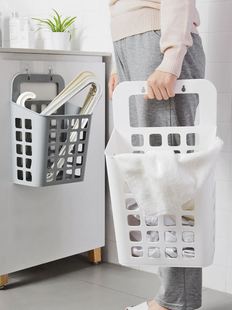 basket clothes folding toilet plastic Hanging bathroom dirty
