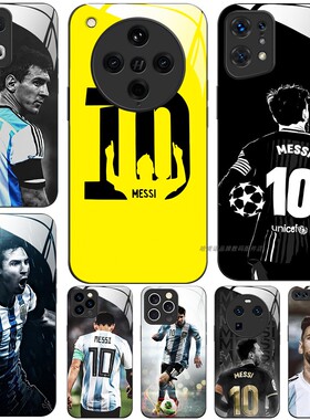 玻璃手机壳适用OPPO FINDX9 X8 PRO X7X6X5X3RENO15 14 13RPO12 11K12K11K10  梅西10号