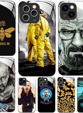 磁吸玻璃手机壳适用苹果iPhone 17 16 15 14Pro12Max13Pro11 绝命毒师 Heisenberg Breaking Bad