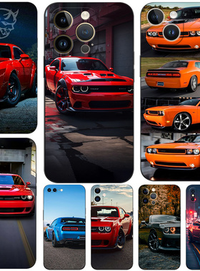 硅胶软手机壳适用苹果iPhone17 16 15 14 Pro Max mini13Pro XS XR X8 7 6 6s plus12 11SE 道奇挑战者地狱猫