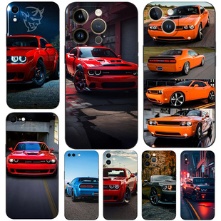 硅胶软手机壳适用苹果iPhone17 16 15 14 Pro Max mini13Pro XS XR X8 7 6 6s plus12 11SE 道奇挑战者地狱猫