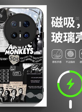 磁吸玻璃手机壳适用华为mate80pura70mate60pro max plus ultra 北极猴子摇滚乐队Arctic Monkeys 3