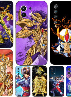 硅胶软手机壳适用小米17 15 14 13T 10 10S 11 12 12X 12S 13 PRO 圣斗士星矢saint seiya