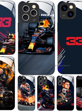玻璃手机壳适用苹果iPhone17 16 15 14 Pro Max 13 Pro XS XR X 12 11 维斯塔番33 F1赛车