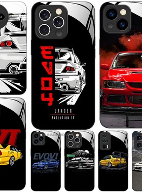 玻璃手机壳适用红米K80PRO K70K60K50至尊K40K40SK30 Ultra 三菱EVO4进化