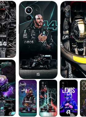硅胶软手机壳适用小米17 15 14 13T 10 10S 11 12 12X 12S 13 PRO 哈密尔顿F1 44Lewis Hamilton