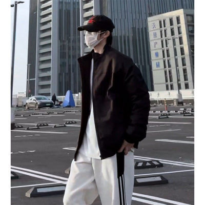 加厚夹克棉服立领痞帅2025年冬季