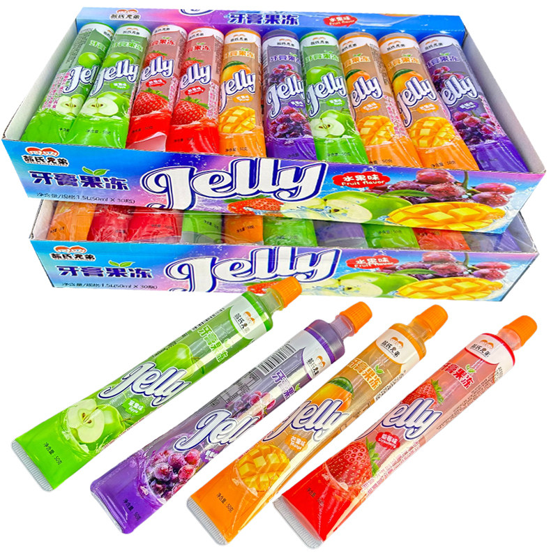 网红儿童创意造型牙膏果冻混合水果味吸吸冻儿时怀旧零食小吃批发,零食/坚果/特产,果冻/布丁,淘宝优惠券,粉丝福利购,淘宝优惠卷