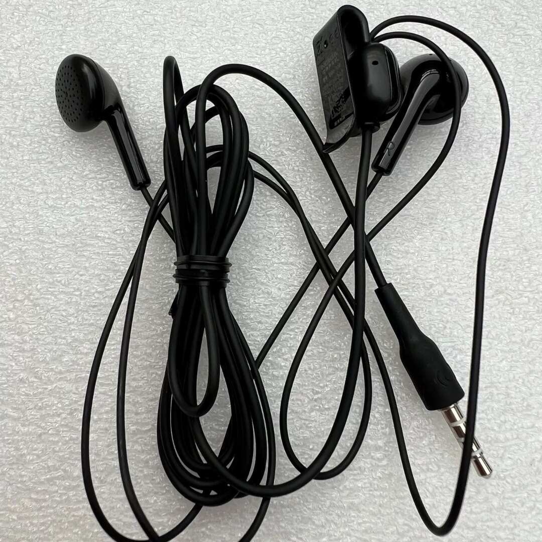 适用诺基亚手机原装耳机3.5半入耳有线耳塞黑色正品手机电脑通用