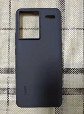 适用于红米note13pro原装手机壳note13pro+正品硅胶软壳note13黑灰色全包防摔保护壳包邮