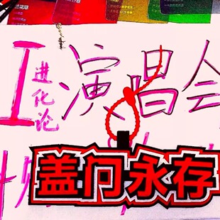 你怎么知道我要去看GAI周延进化论演唱会不织布定制应援周边挂件
