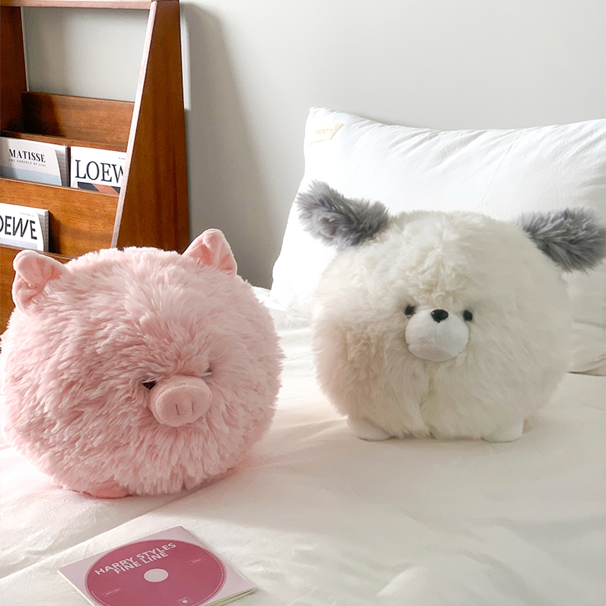 圆滚滚可爱小猪公仔布娃娃