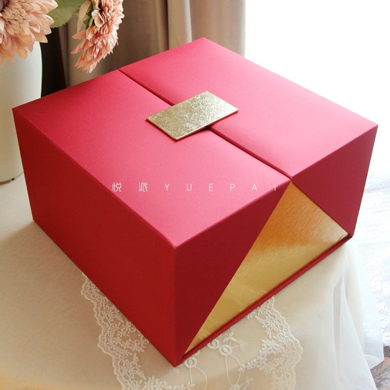 悦派 中国风高级礼物盒简约礼物包装盒大号红色双开礼品盒空盒子,节庆用品/礼品,糖盒/糖盒配件,淘宝优惠券,粉丝福利购,淘宝优惠卷