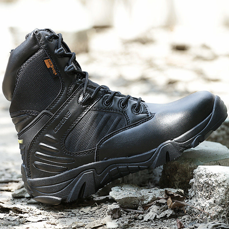Boots militaires pour homme - porter - Ref 1398660 Image 4
