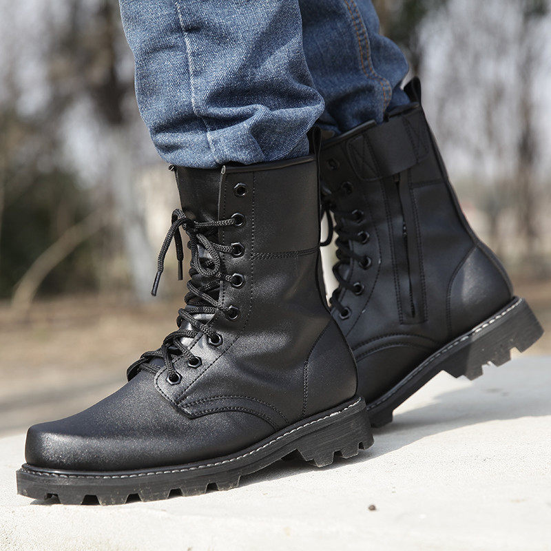 Boots militaires pour homme - porter - Ref 1396877 Image 3