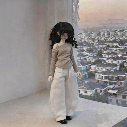 (仅娃衣】辣妹废土弯刀裤套装 Azone/ob22/blythe小布休闲套装萌
