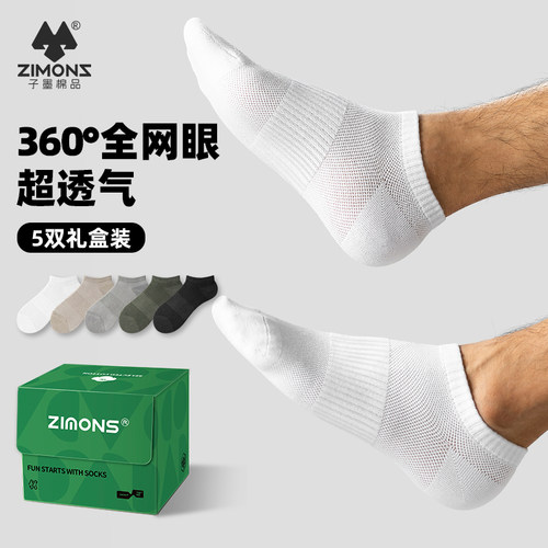 子墨袜子男士夏季薄款短袜
