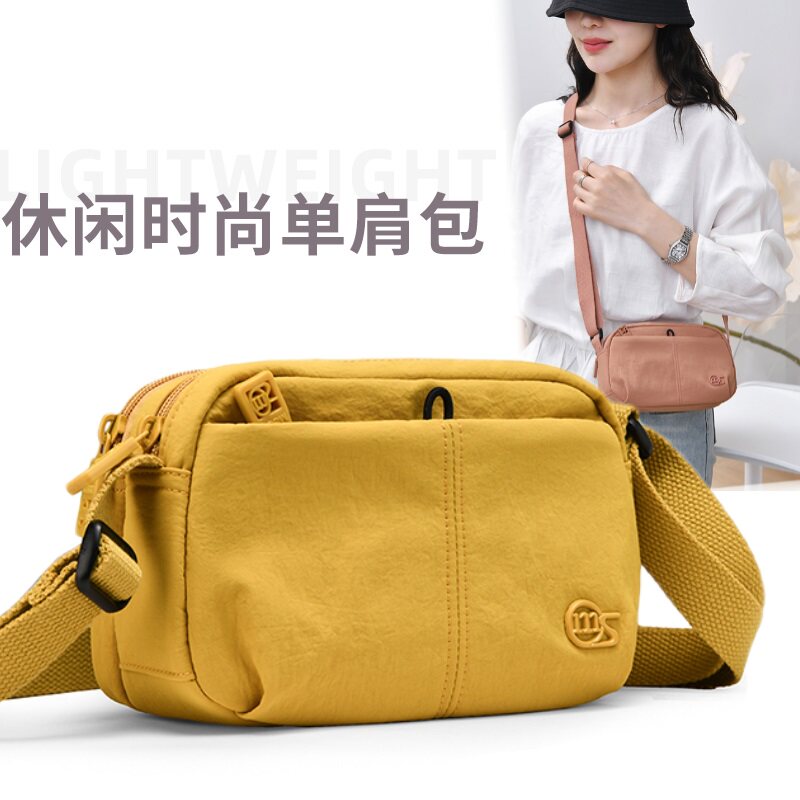 女士牛津布零钱包时尚小方包潮装手机包女新款多层单肩斜挎小包包