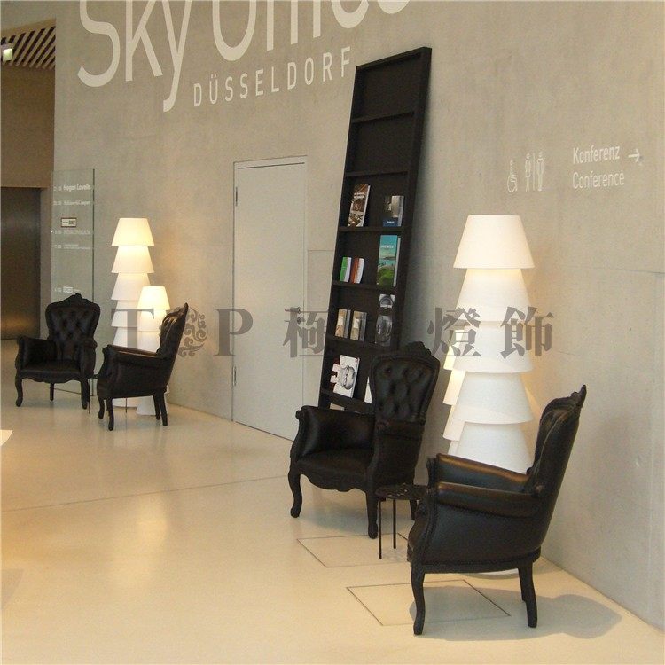 后现代样板房创意组合蘑菇头拼接灯别墅餐厅客厅书房圣诞树落地灯