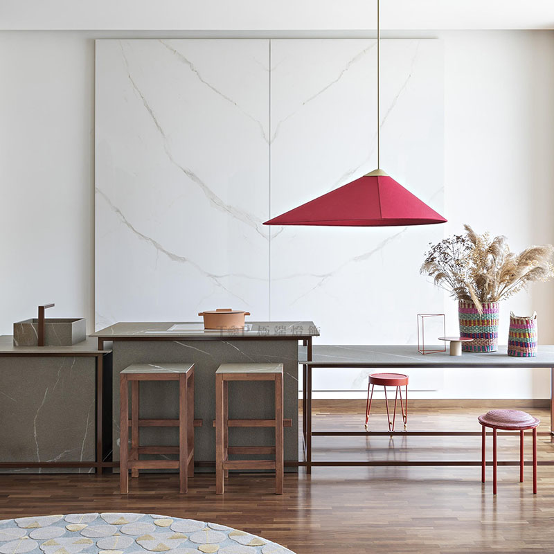 雨伞吊灯布艺红色蓝色客厅餐厅展厅沙发儿童房斗笠楼梯间创意吊灯