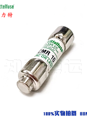 进口力特10*38陶瓷保险丝管熔断器CCMR010.TXP 10A 600VAC 300VDA