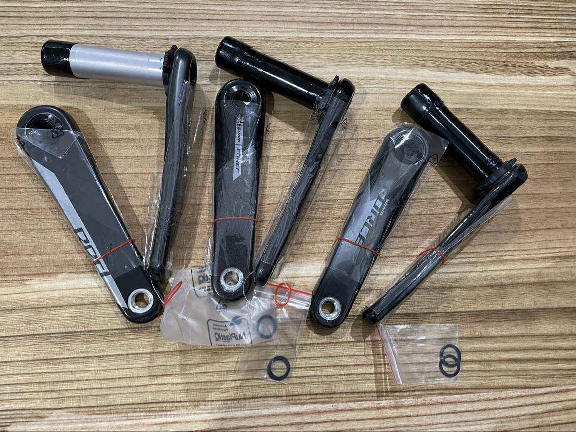 SRAM's new RED E1 force AXS crank quarq D1 D2 12-speed DUB specification gxp