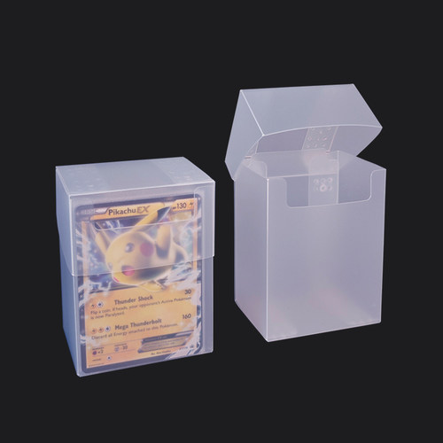 PTCG透明卡牌盒DIY收纳卡组桌游